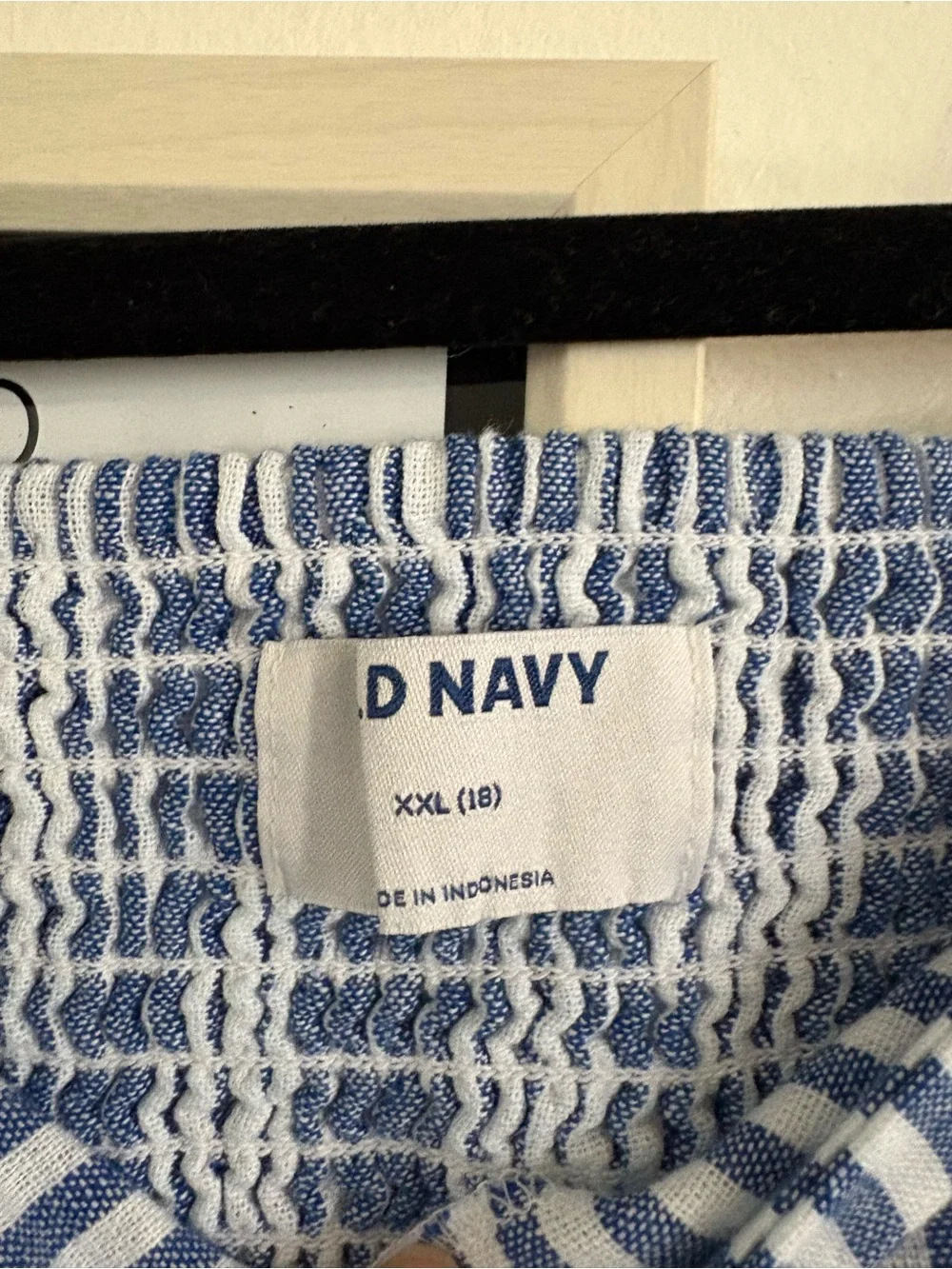 Old Navy Blue and White Striped Sundress
